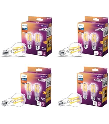 PHILIPS LED 40W A15 8-Pack Ultra Definition Soft White (2700K) 450